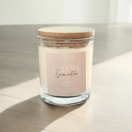 Bougie parfumée en pot avec couvercle CELESIA Bougie parfumée en pot avec couvercle CELESIA