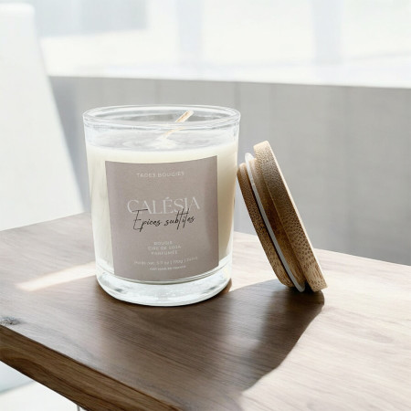 Bougie parfumée en pot avec couvercle CELESIA Bougie parfumée en pot avec couvercle CELESIA