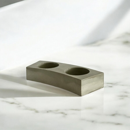 Minimalist Mini-Ziao concrete tea-light holder