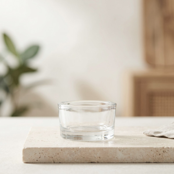 TAOE3 sleek design transparent glass food warmer detail