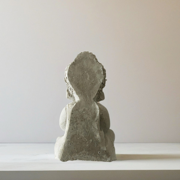 Detail of a Buddha statue with a calming face, Zen decoration, TAOE3