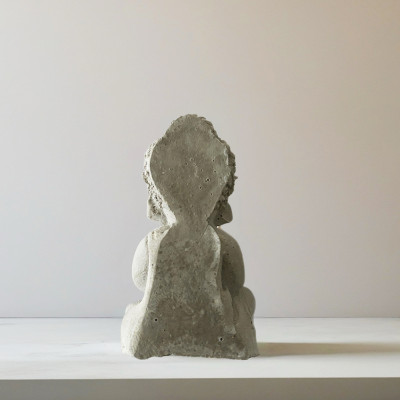 Détail statue Bouddha visage apaisant décoration zen TAOE3