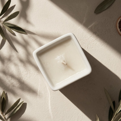 Immortalis — Élégance Méditerranéenne — Bougie parfumée en cire de soja