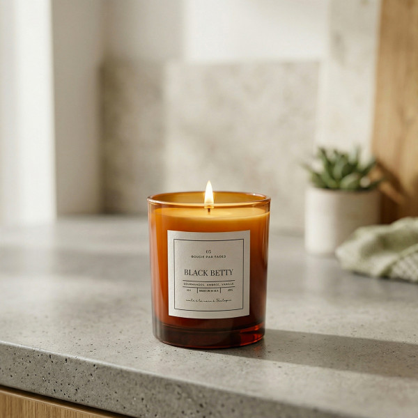 Black Betty – Gourmet scented soy wax candle | Taoé3