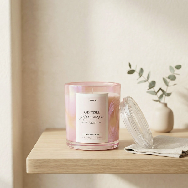 Japanese Odyssey scented candle in soy wax | Taoé3