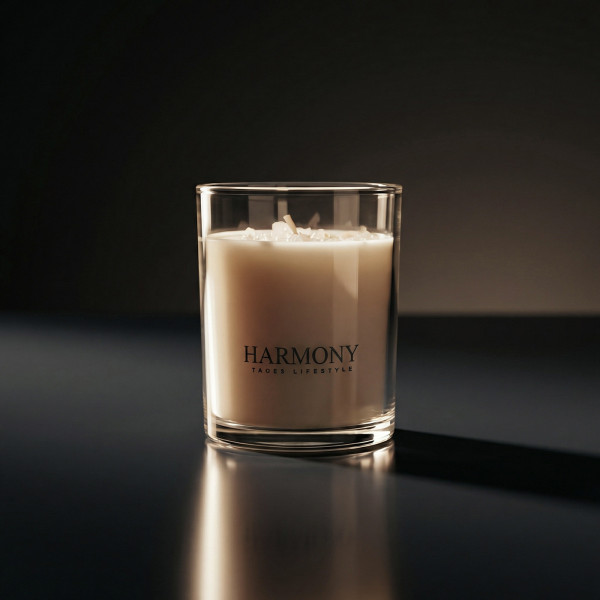 Harmony – Rose quartz soy wax candle | Taoé3