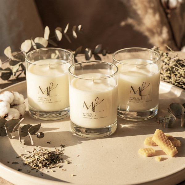 Kashmir Mystery – Woody Scented Soy Wax Candle | Taoé3