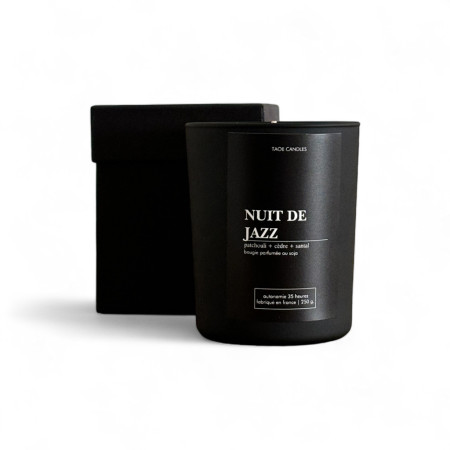 Bougies Parfumé Nuit de Jazz à double senteur Bois et Cuir Bougies Parfumé Nuit de Jazz à double senteur Bois et Cuir