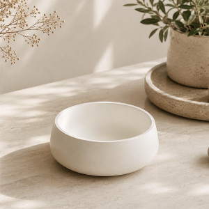 Bol décoratif BAÂN en résine minérale | TAOÉ