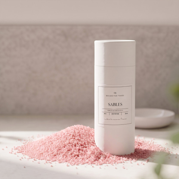 Bougie Sable Végétale - Kit SABLES Lavande | TAOÉ