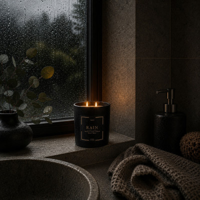 RAIN – Handcrafted marine & woody scented candle | TAOÉ