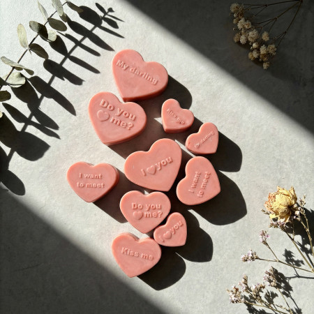Cœurs Murmurés – Fondants parfumés Saint-Valentin | Édition limitée | TaoE3 Lifestyle