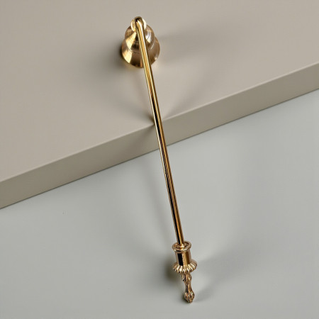 Éteignoir Bougie Doré 23 cm – Accessoire Luxe Métal Élégant