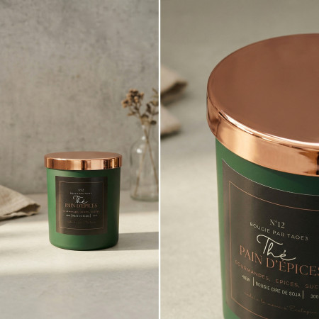 Bougie parfumée Pain d’Épices en cire de soja | Taoé