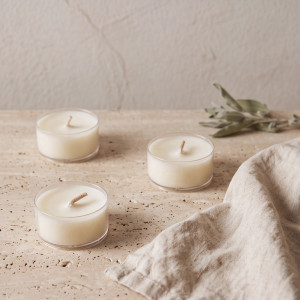 Chauffe-plats Ronds Lot de 6 – Bougies Chauffe-plat Sans Parfum | TAOÉ