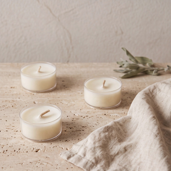 Chauffe-plats Ronds Lot de 6 – Bougies Chauffe-plat Sans Parfum | TAOÉ