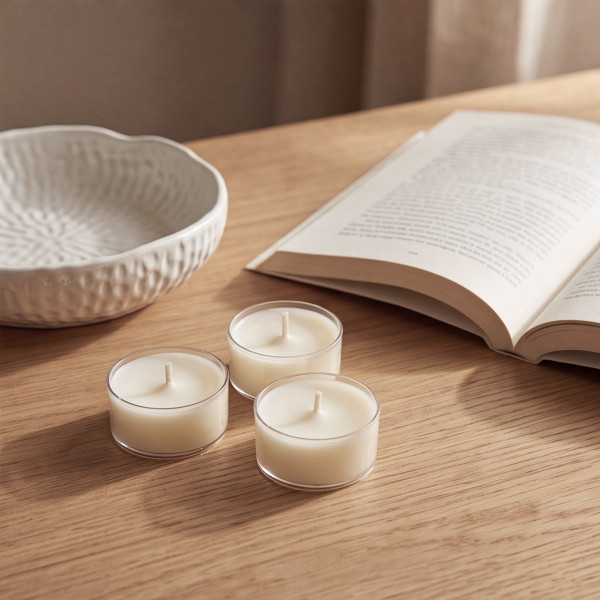 Chauffe-plats Ronds Lot de 6 – Bougies Chauffe-plat Sans Parfum | TAOÉ