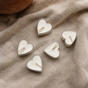 Chauffe-plats Cœur Lot de 6 – Bougies Chauffe-plat Sans Parfum | TAOÉ 2