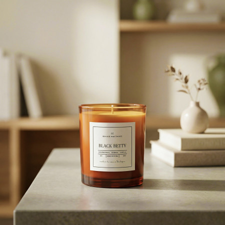 Black Betty – Bougie parfumée gourmande en cire de soja | Taoé3