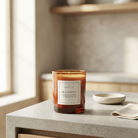 Black Betty – Gourmet scented soy wax candle | Taoé