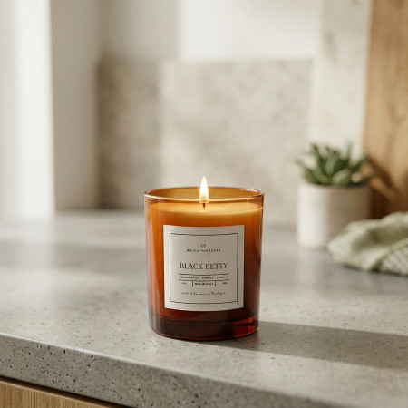 Black Betty – Gourmet scented soy wax candle | Taoé