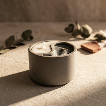 Yin & Yang – Dual floral scent candle in soy wax | Taoe3