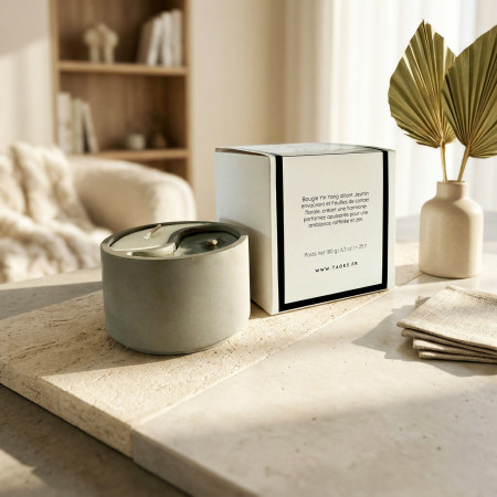 Yin & Yang – Dual floral scent candle in soy wax | Taoe3